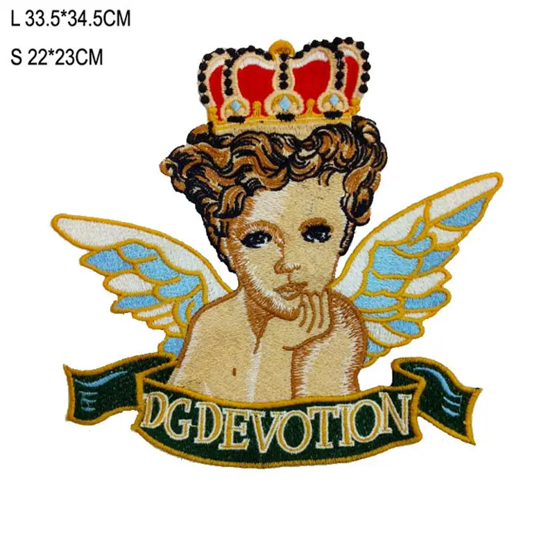 1 Pcs Archangel Wings Patch Embroidery Decal DIY Jacket Clothing Decoration Patch