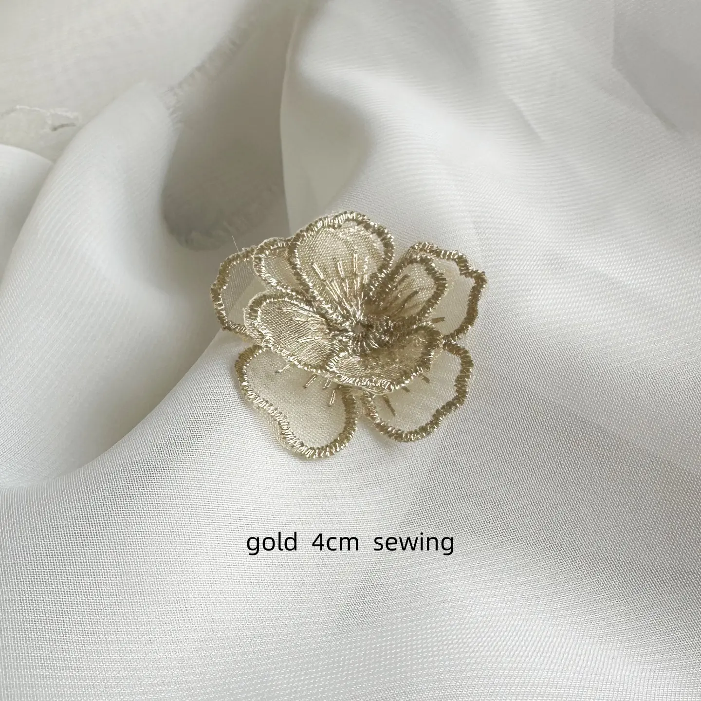 10Pcs  Flower  Embroidery Patches Fabric For Dress Coat Bags Accessories Sewing Patch Handmade Applique Repair Crafts Supplies