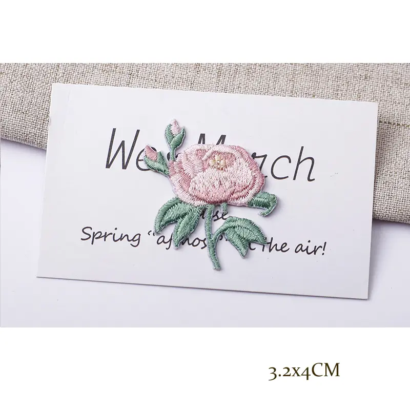 Flower Patches For Clothing Embroidery Iron On Applique Floral for Kids Bags Dress Clothes Patchs for DIY Sticker Transfer