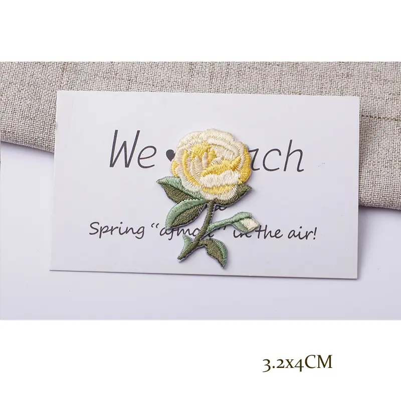 Flower Patches For Clothing Embroidery Iron On Applique Floral for Kids Bags Dress Clothes Patchs for DIY Sticker Transfer
