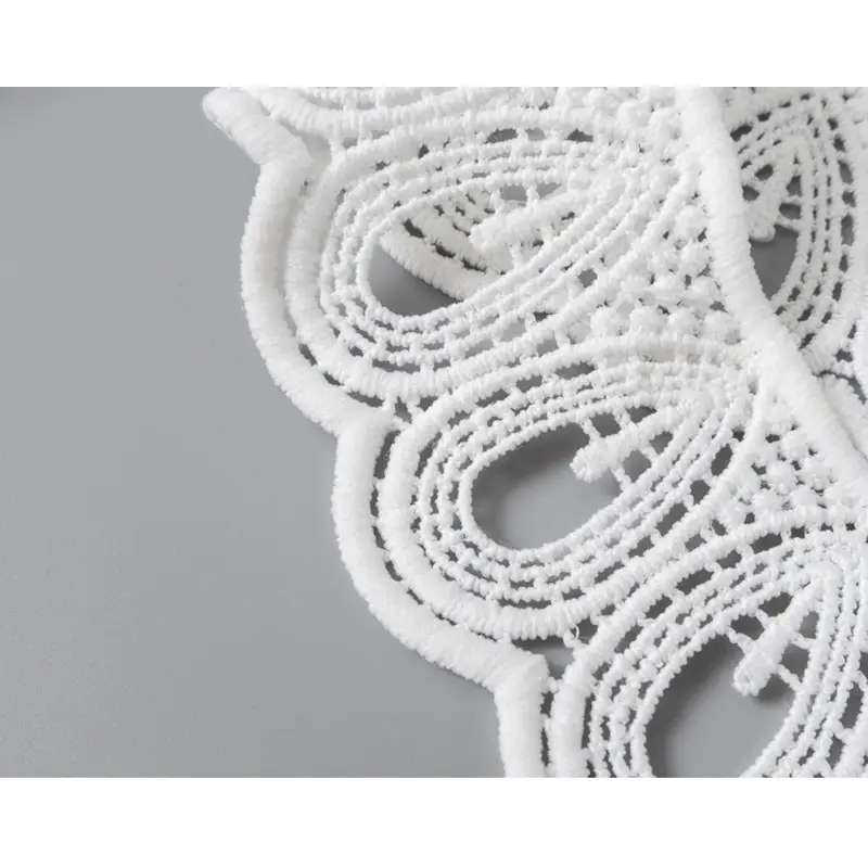 1 Pair Lace Sewing Applique Neckline Fake Collar Applique DIY Craft Fabric Sewing Accessories