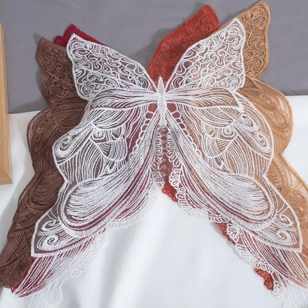 1Pc Butterfly Patches For Clothing Embroidery Patches For Bags Decorative Parches Applique 41*39CM