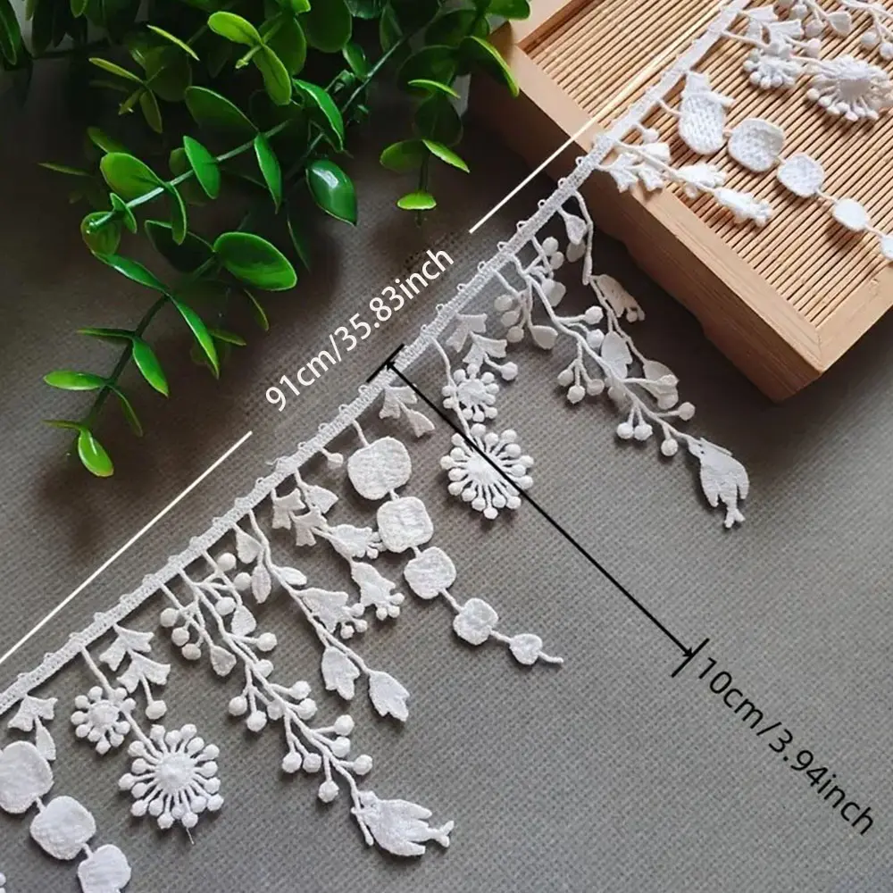 1Yard Multi-Color Lace Ribbon Fabric DIY Handmade Crafts Sewing For Curtain Decoration Clothing Trimming Material 10*91CM