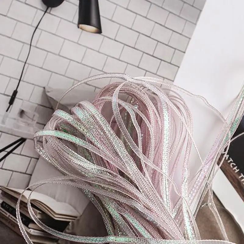 10 Yards Colorful Balloon Ribbon Wedding Party Birthday Decoration DIY Packaging Bow Accessories Ribbon 3mm Wide
