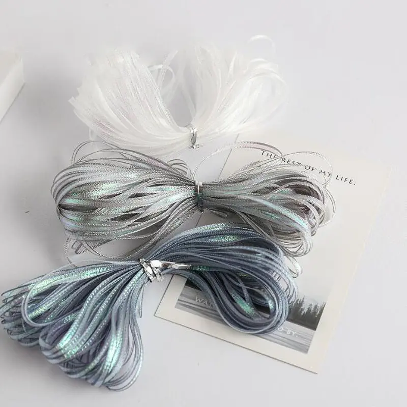 10 Yards Colorful Balloon Ribbon Wedding Party Birthday Decoration DIY Packaging Bow Accessories Ribbon 3mm Wide