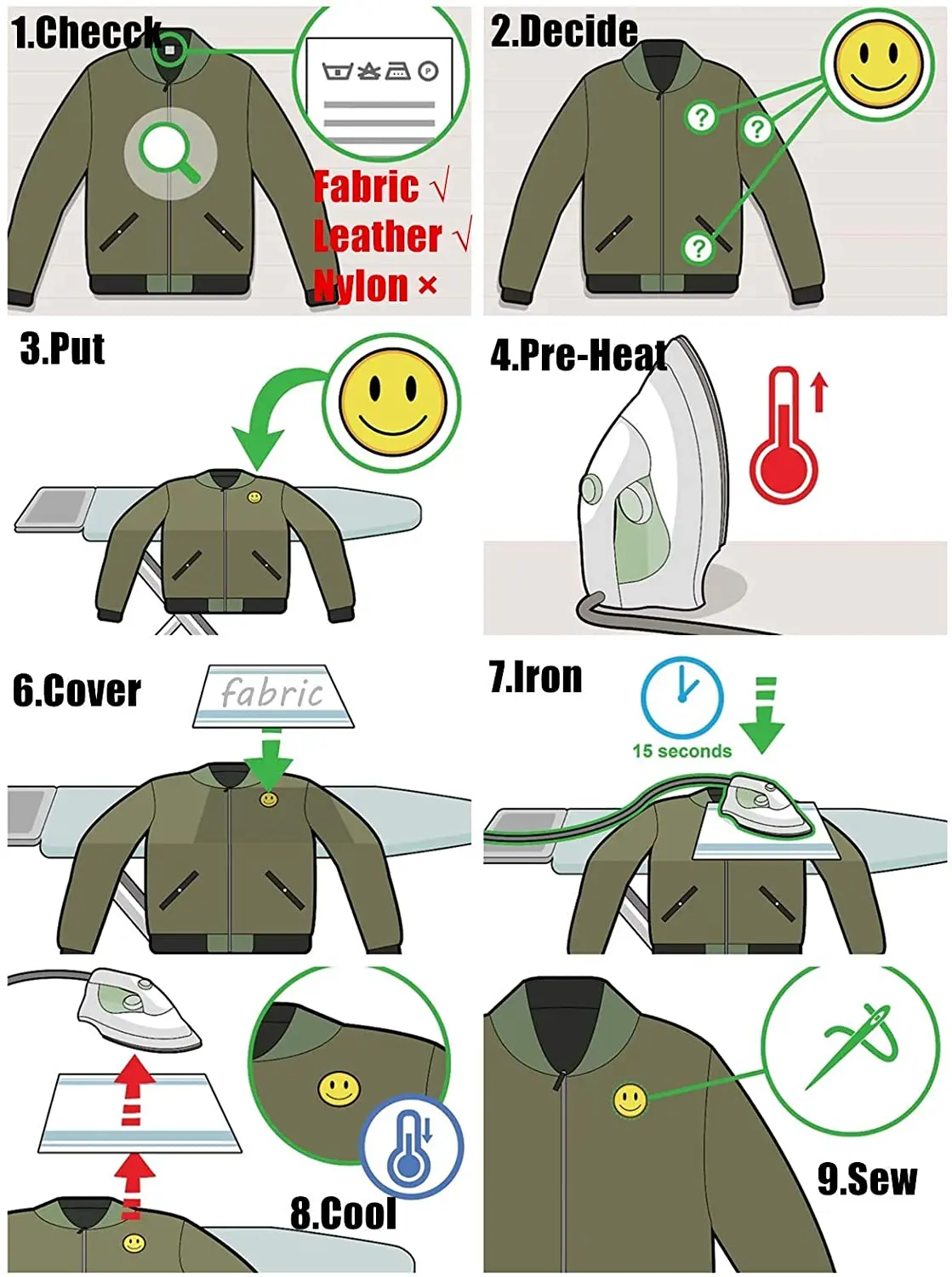 10PCS Cheap Small Cherry Flower Patches Clothing Embroidery Iron On Applique For Kids Bags Dress Fabric Stickers