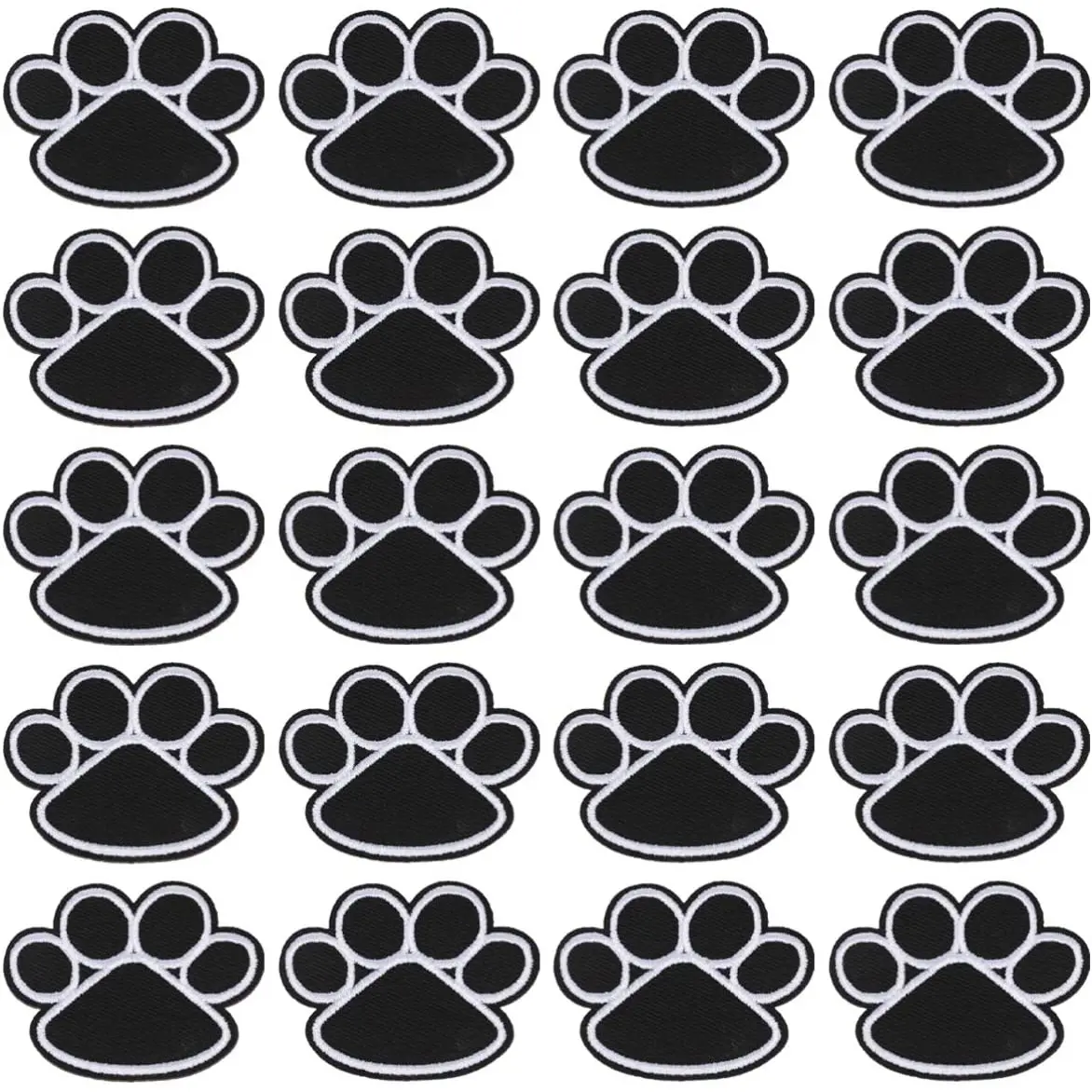 10Pcs Embroidery Dog Cat Patch Set - Iron On or Sew On Patches for Jackets
