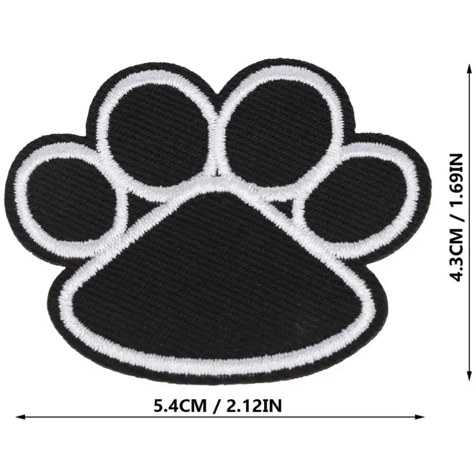 10Pcs Embroidery Dog Cat Patch Set - Iron On or Sew On Patches for Jackets