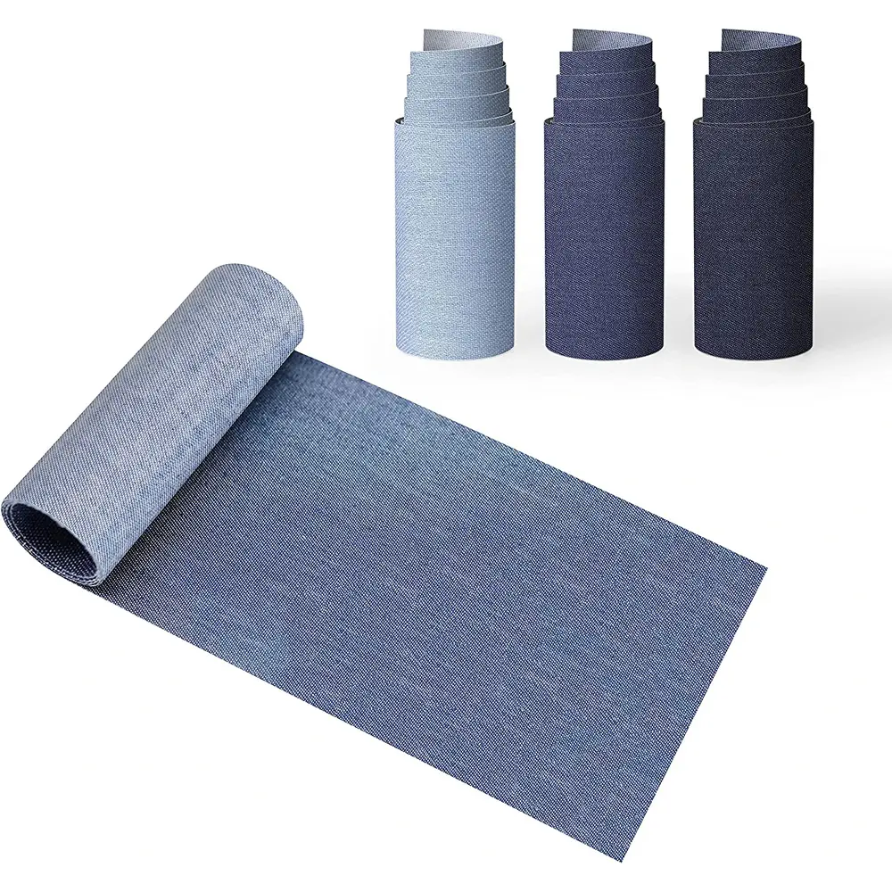1Piece Jeans Denim Patches Iron On Jeans DIY Clothing Hole Repairing Decoration 51*8CM