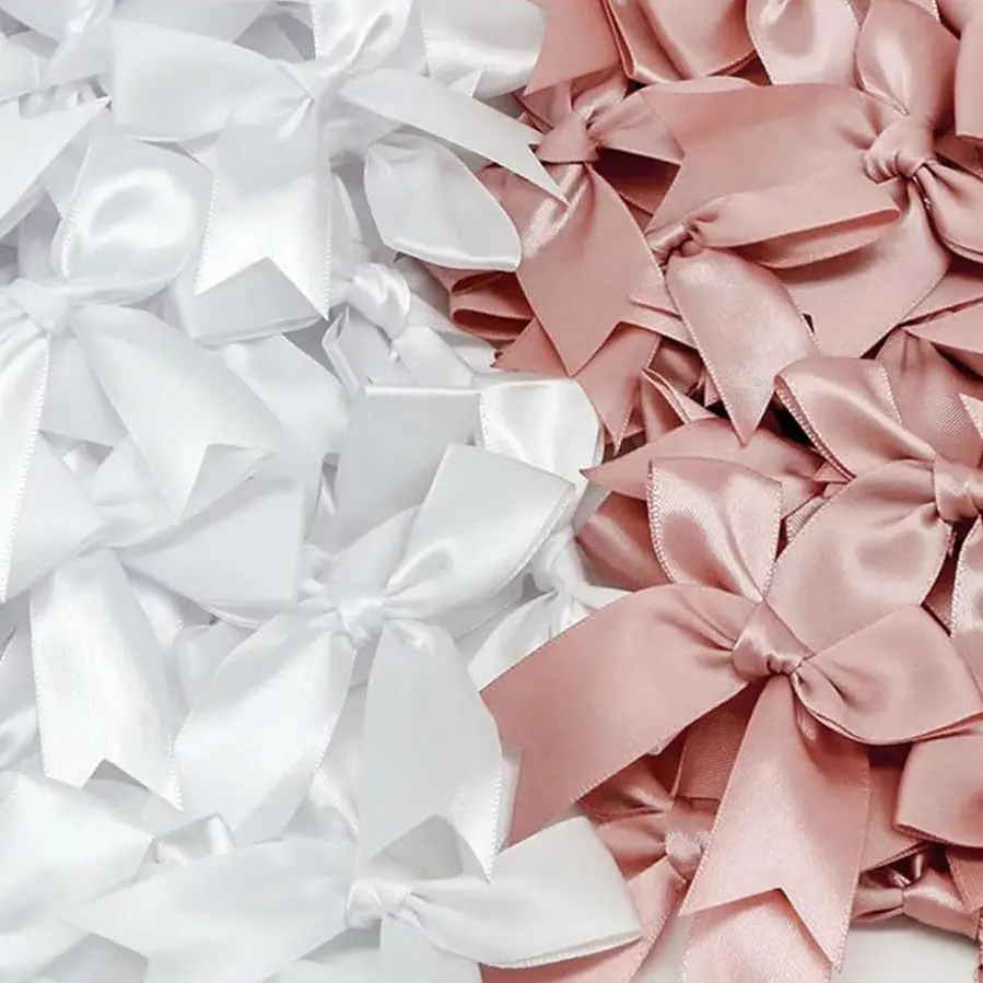30Pcs Satin Ribbons Handmade Large Bows  Forest  Art Style DIY Hair Clips Headwear Accessories 8.5*8.5CM