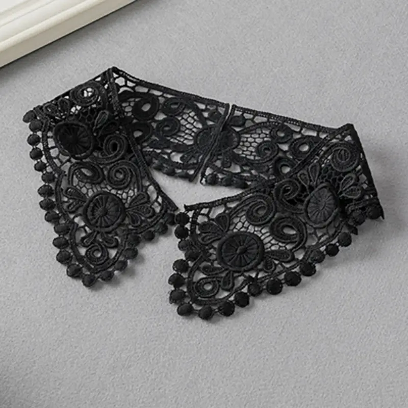 1 Pair New Versatile Lace DIY Accessories With Fake Collars And Patches For Clothing Accessories