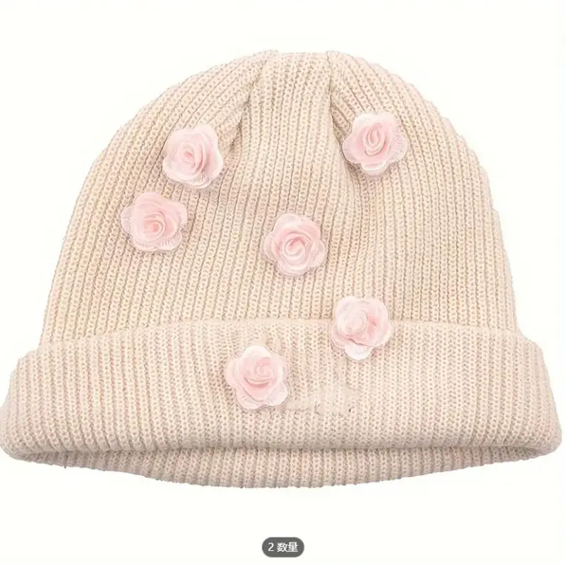 10 Pieces of  Rose Flower PatchesDIY Wedding Hair Clip, Headwear, Hat Decoration 3CM Wide