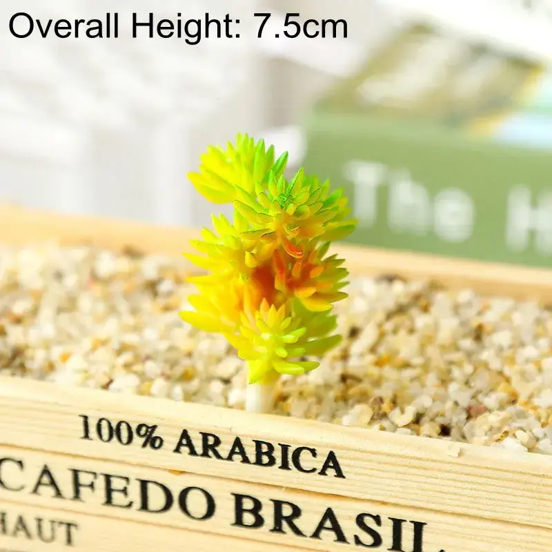 39Style Green Artificial Succulents Plants Desktop Mini Bonsai Festive Party Supplies Flower Arrangement Accessories Fake Plants