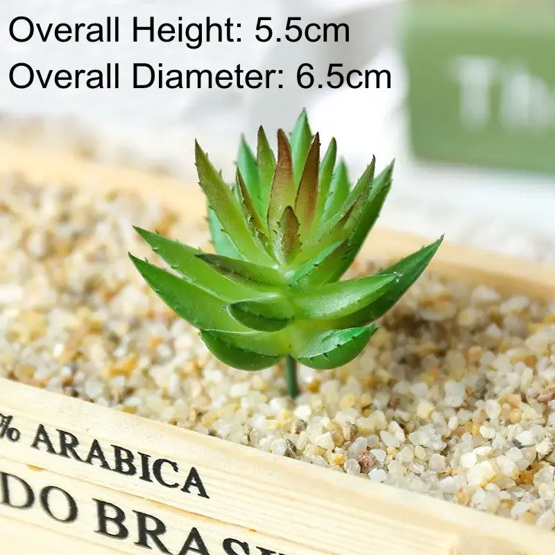 39Style Green Artificial Succulents Plants Desktop Mini Bonsai Festive Party Supplies Flower Arrangement Accessories Fake Plants
