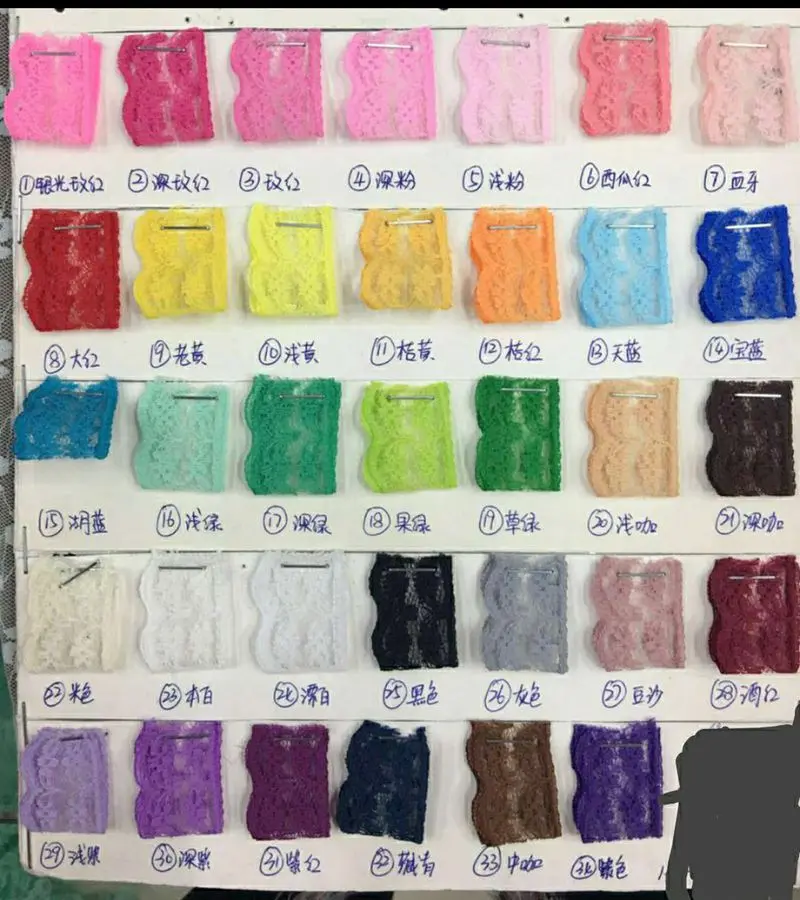 22mm Non-Stretchy Colorful Lace Ribbon Christmas Halloween New Year Party Gift Wrapping Lace Tape DIY Handmade Crafts Fabric