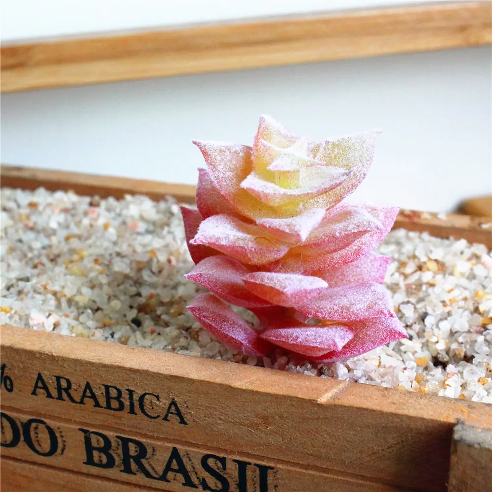 1pc Artificial Plastic Succulent Plants DIY Flower Pants Wall Accessories Fake Plants garden decoration plantas artificiais