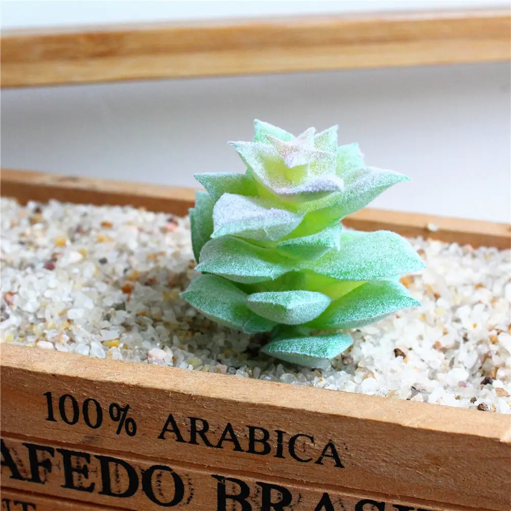 1pc Artificial Plastic Succulent Plants DIY Flower Pants Wall Accessories Fake Plants garden decoration plantas artificiais