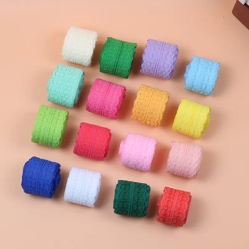 Hot 10Meters High Quality White Lace Ribbon Tape 45MM Lace Trim DIY Embroidered For Sewing Decoration African Lace Fabric Ribbon