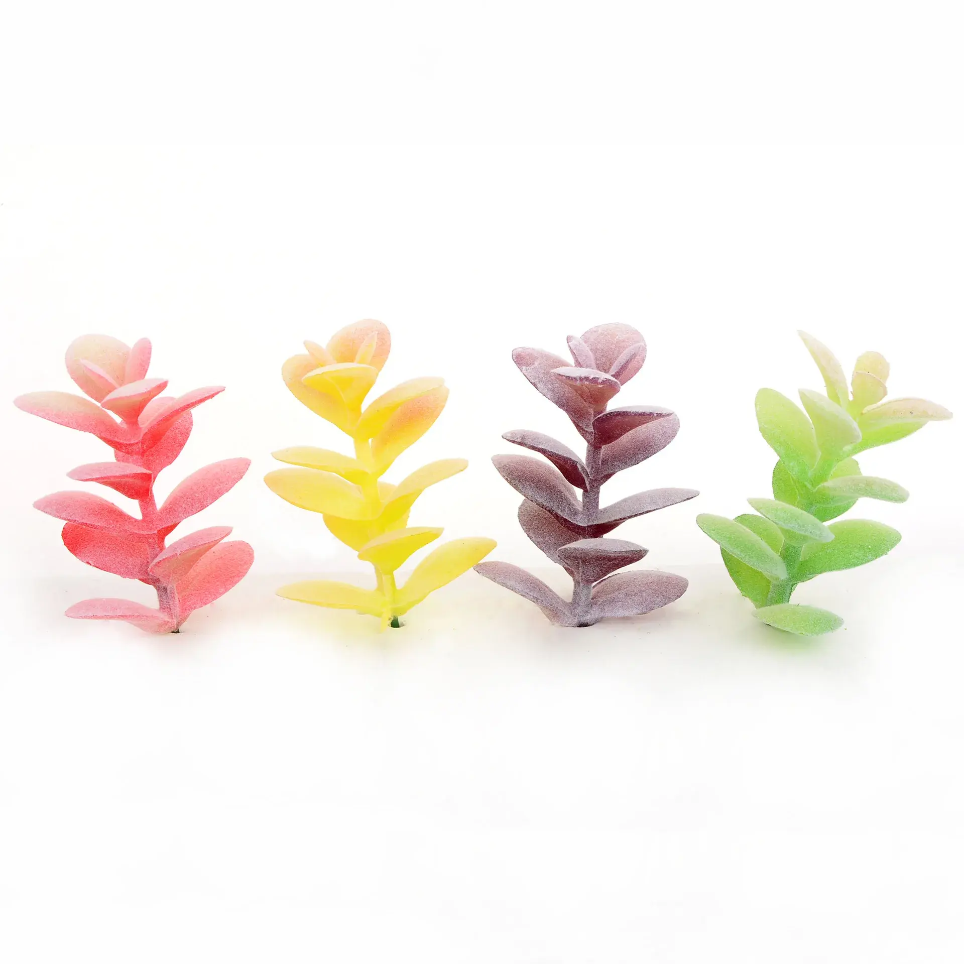 Artificial Leaves Succulent Plants Flower Arrangement Accessories Fake Plants Home Garden Wedding Party Decoration Bonsai