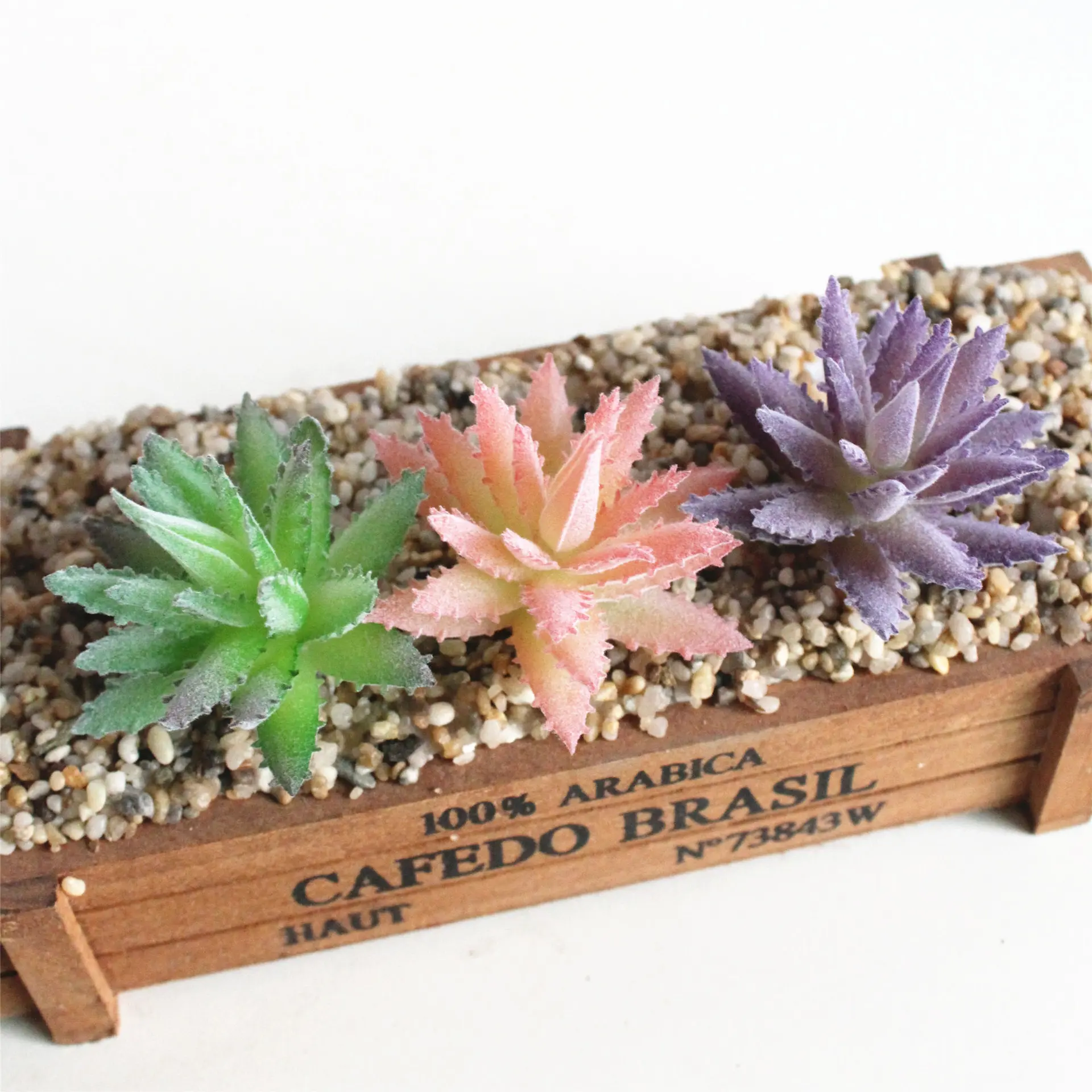 5.5X6.5cm Artificial Aloe Succulent Plants Home Garden Decoration Green Pink Purple Fake Plants Bonsai Artificial Yapay Bitki