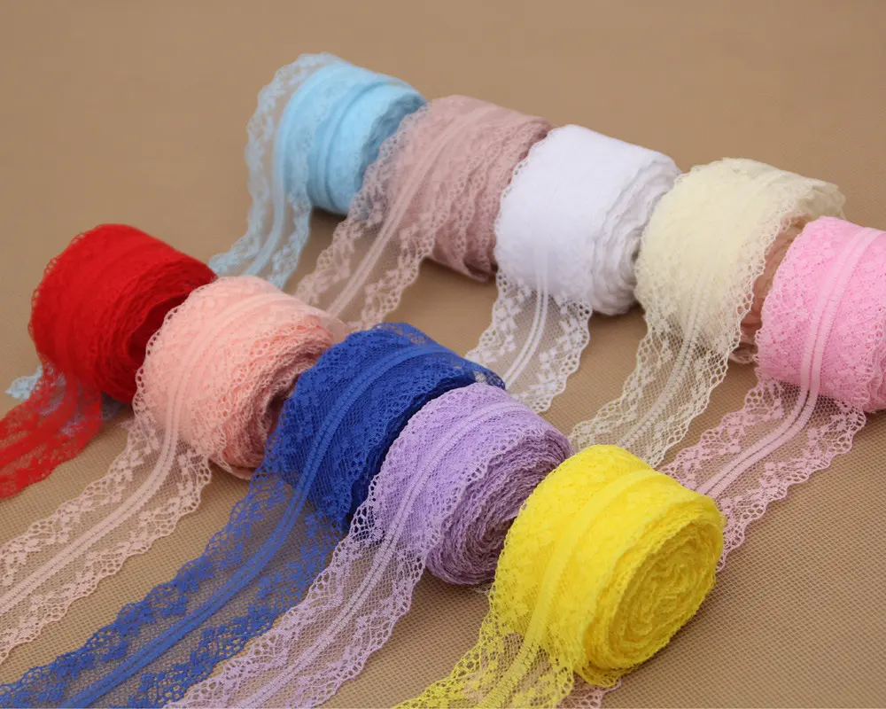 10Meters/Roll 40mm Hollow Out Floral Lace Ribbon DIY Apparel Sewing & Fabric Wedding Party Gift Box Wrapping Flower Decoration