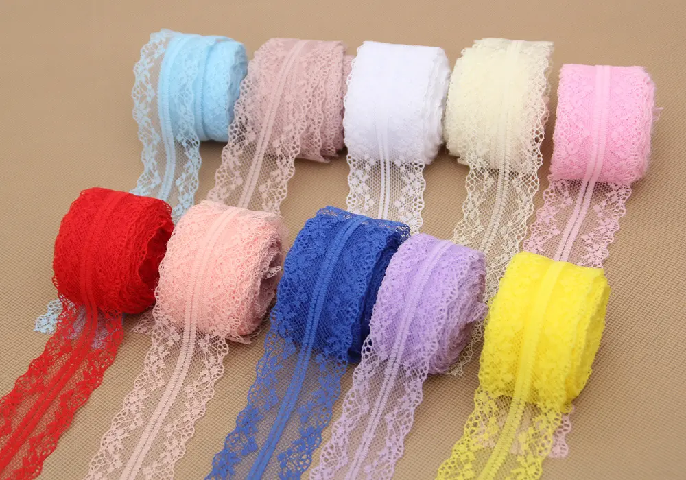 10Meters/Roll 40mm Hollow Out Floral Lace Ribbon DIY Apparel Sewing & Fabric Wedding Party Gift Box Wrapping Flower Decoration