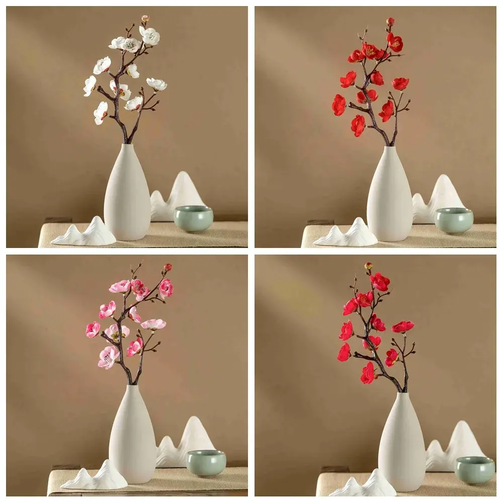 38cm Artificial Flowers Plum Blossom Fake Flowers for Home Wedding Party Decoration Christmas Wreaths Accessories