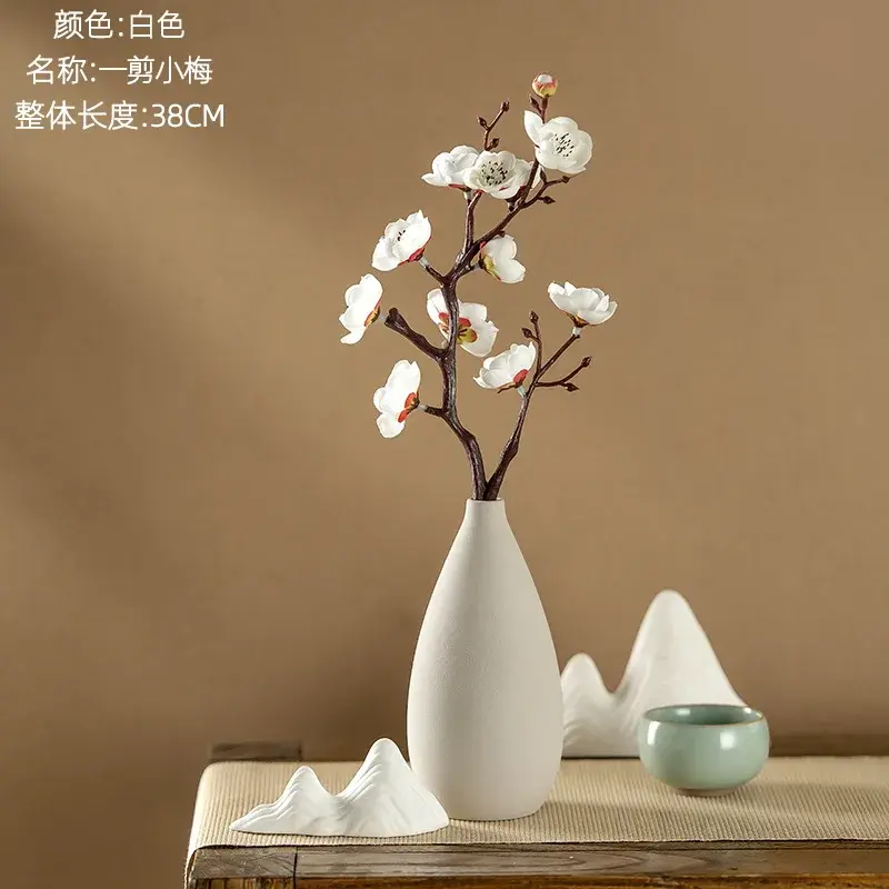 38cm Artificial Flowers Plum Blossom Fake Flowers for Home Wedding Party Decoration Christmas Wreaths Accessories