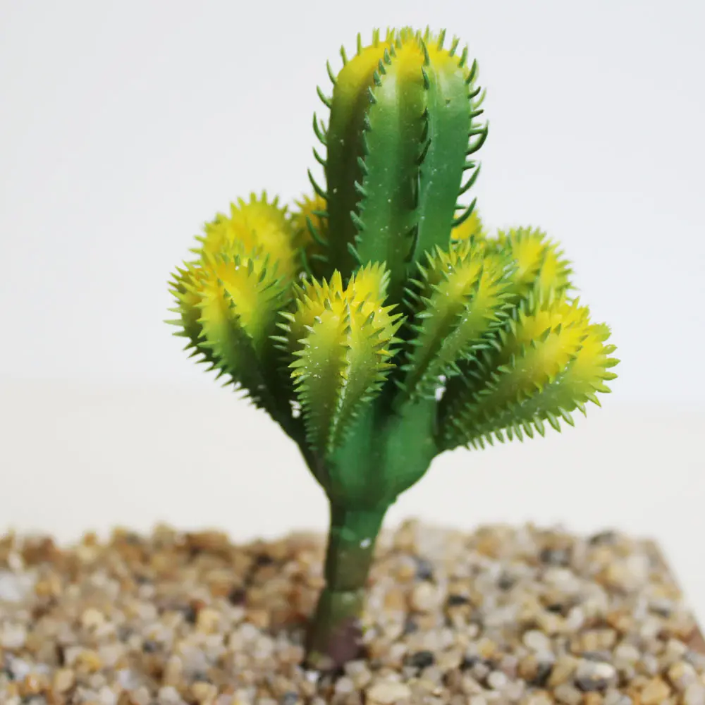 7x14.5cm Green Artificial Tropical Succulent Plants Party Festival Supplies DIY Floral Arranging Accessories Fake Plants