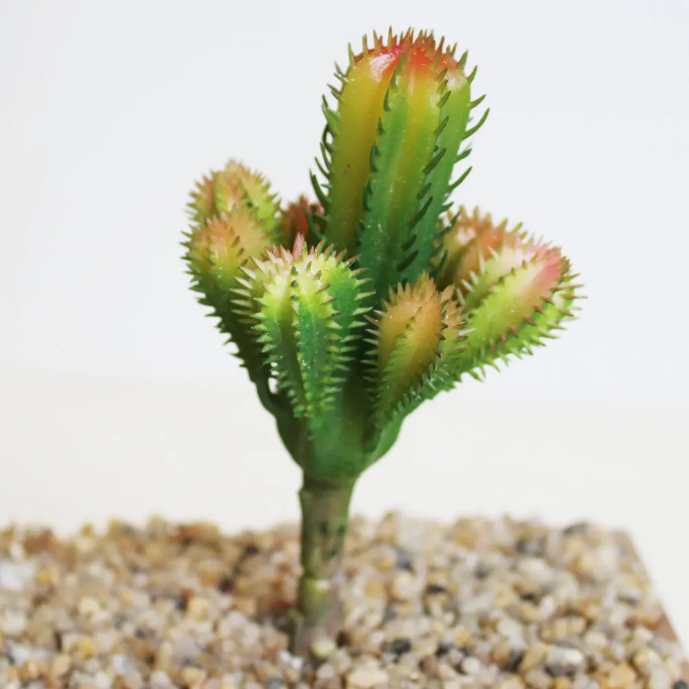 7x14.5cm Green Artificial Tropical Succulent Plants Party Festival Supplies DIY Floral Arranging Accessories Fake Plants