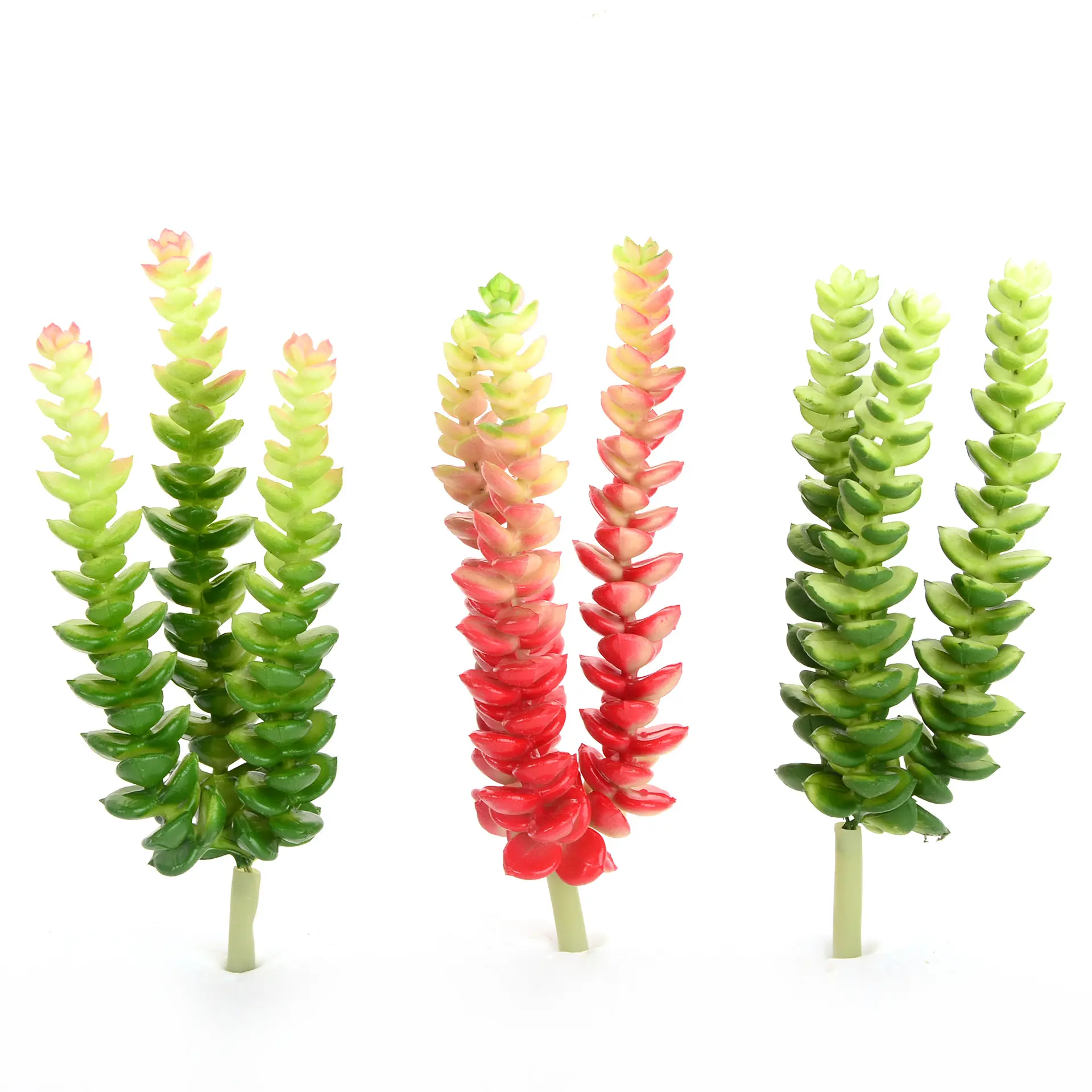 18cm Money String Artificial Succulent Plants Green PVC Fake Plants Home Garden Decoration Accessories Desktop Bonsai Artificial