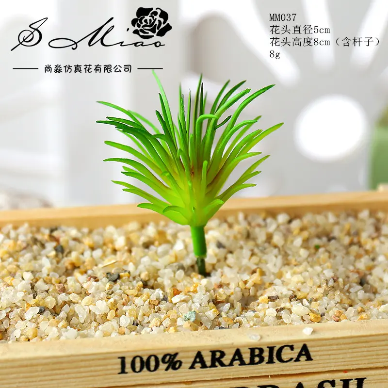 Green Artificial Succulents Plants Home Garden Office Bedroom Decor Desktop Fake Flower Plants Bonsai Festive & Party Supplies