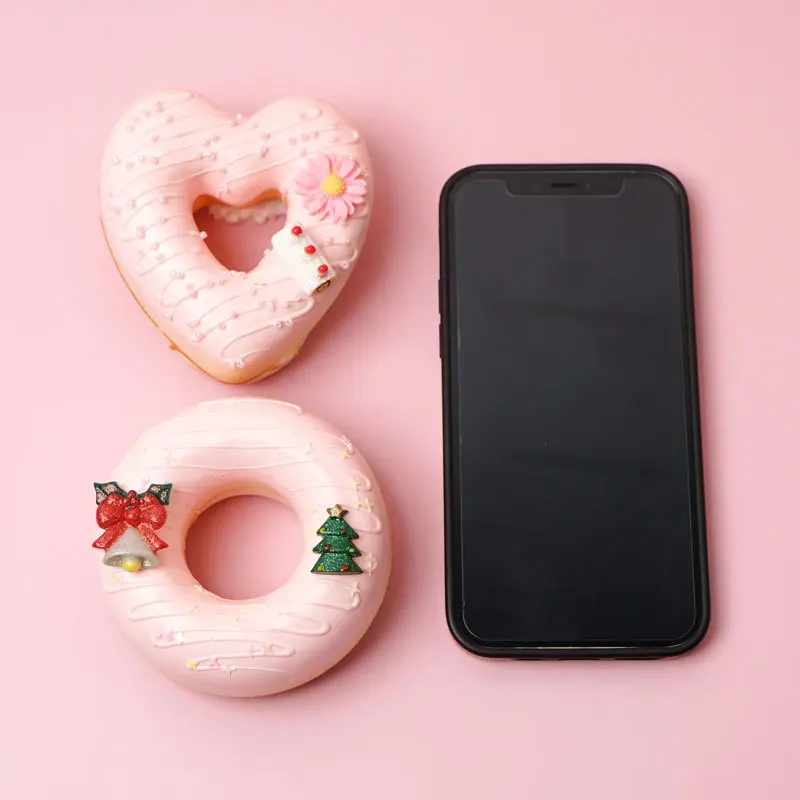 Artificial Donuts Model Simulation PU Donut Bread Wedding Birthday Party Decoration Baby Photography Props Halloween Decoration