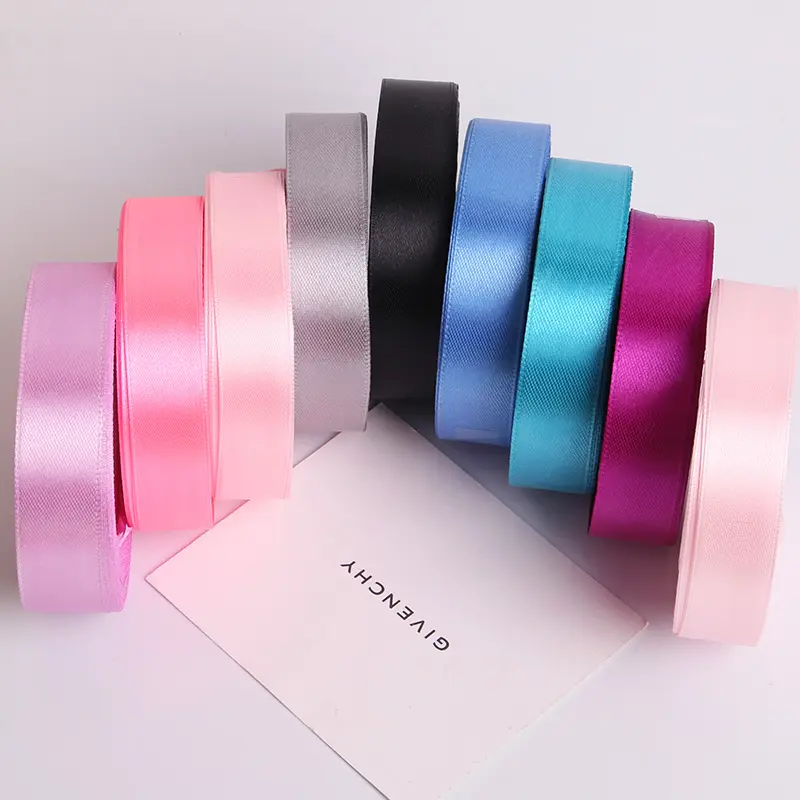 22meters/roll Single Face Satin Ribbons Width 25mm Handmade DIY Webbing Decoration Gift Christmas Ribbons
