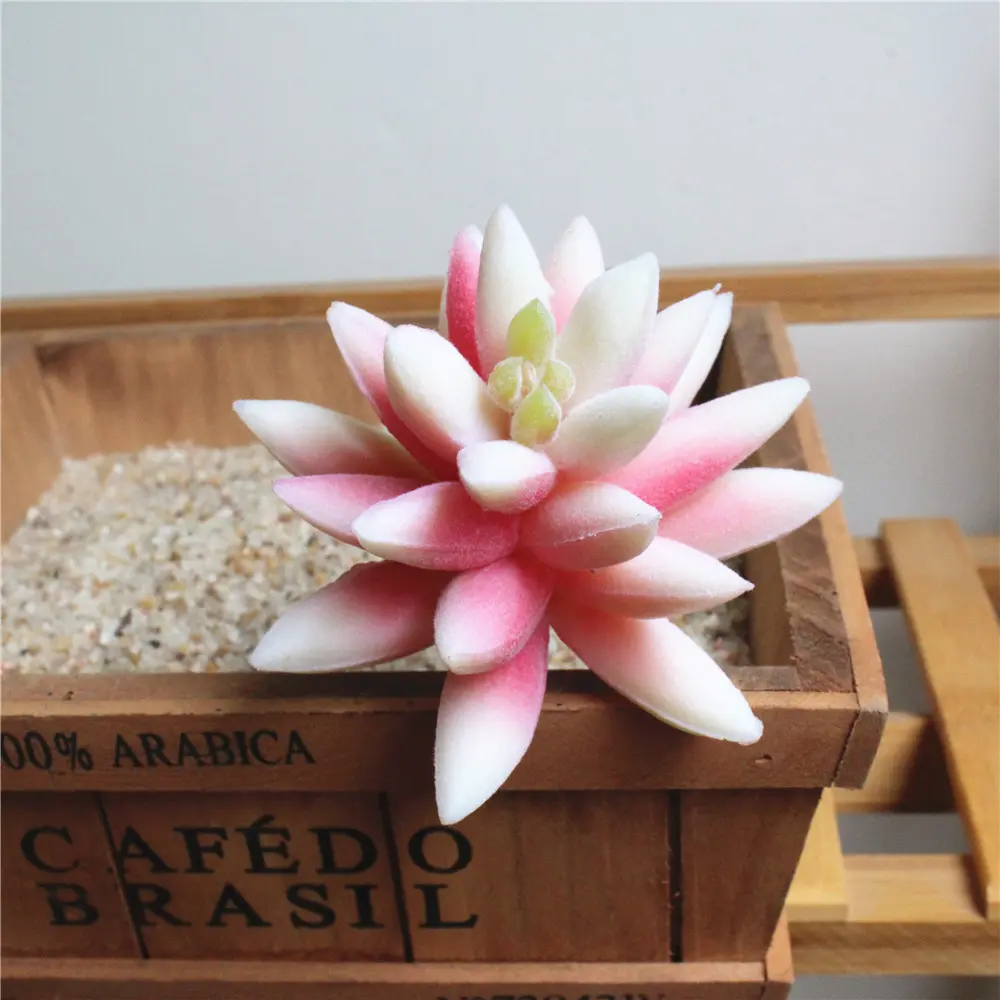 9x14cm Lotus Flower Artificial Green Tropical Plants Home Garden Decoration Flower Arrangement Accessories