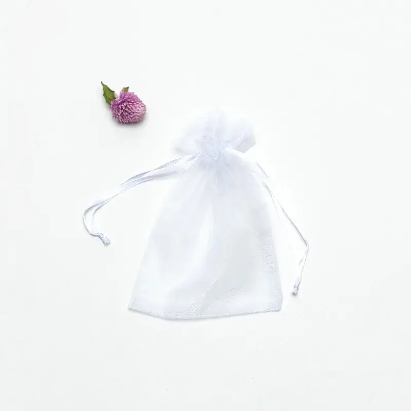 100PCS 5x7cm Small Chiffon Organza Bags Christmas Halloween Wedding Gift Packaging Bags Baby Shower Birthday Party Candy Bags