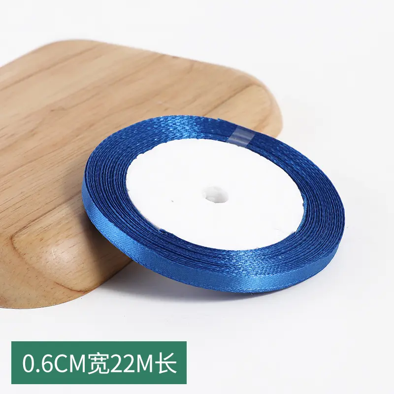 Satin Ribbon 22meters 6mm - 50mm Royal Blue Gift Wrap Bows for Crafts DIY Halloween Christmas Wedding Party Decoration