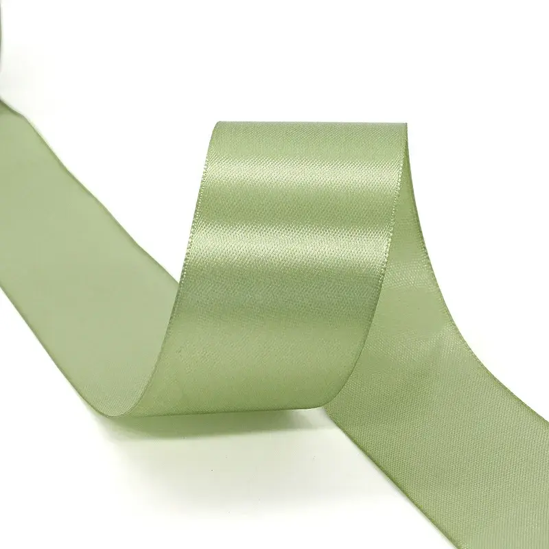 Satin Ribbons 22meters/91meters Grass Green Halloween Ribbon for Wedding Christmas Home Decorate Handmade Gift Wrapping Supplies