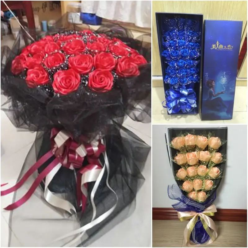 40mm Silk Satin Ribbons DIY Flower Roses Fabric Wedding Sashes Wedding Birthday Party Gift Wrapping Candy Cake Box Packaging