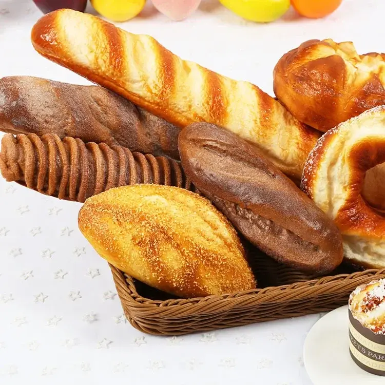 1PCS Artificial Bread Simulation Food Model Fake Stick Home Decoration Shop Window Display Photography Props Table Decor Funny