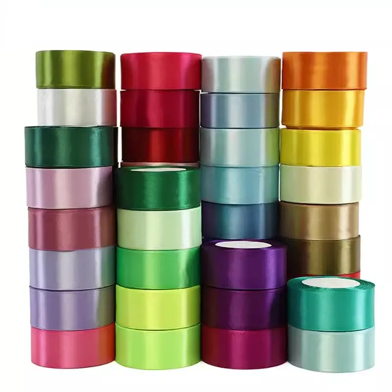 1roll 22Meters Width 40mm Silk Satin Ribbon for Wedding Party Decoration DIY Wrapping Apparel Sewing
