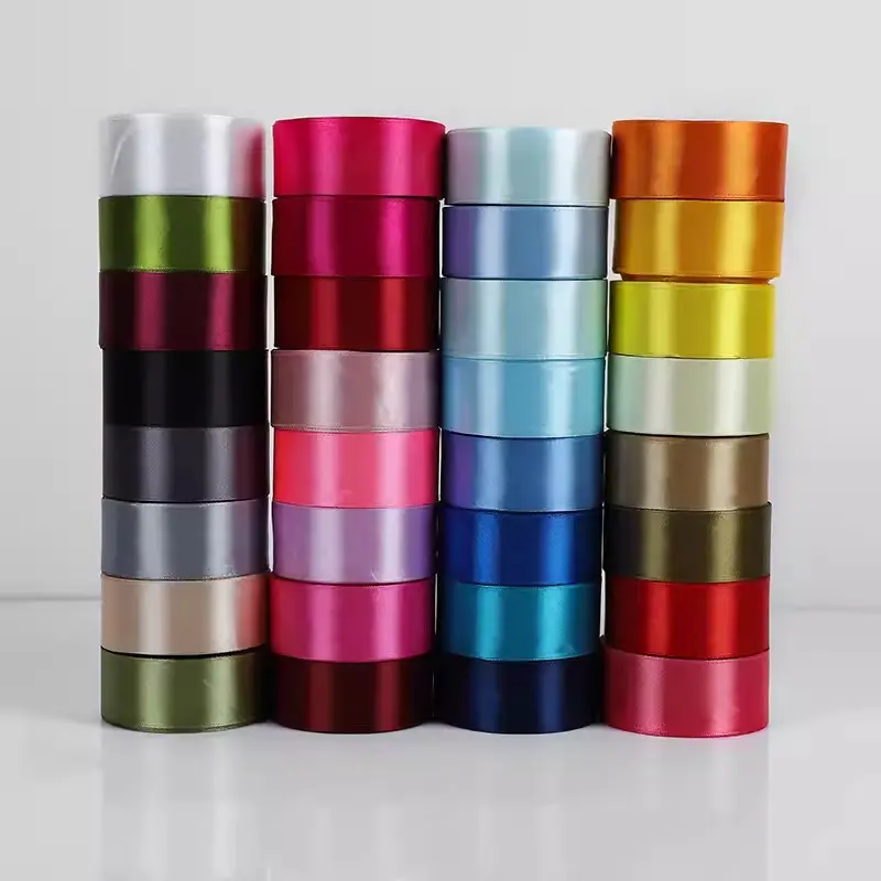 1roll 22Meters Width 40mm Silk Satin Ribbon for Wedding Party Decoration DIY Wrapping Apparel Sewing