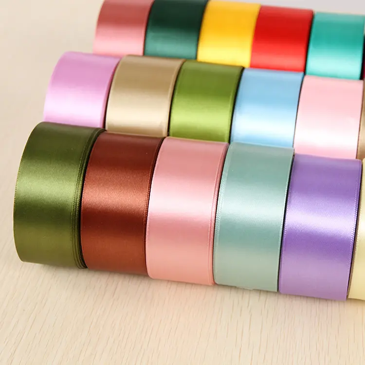 1roll 22Meters Width 40mm Silk Satin Ribbon for Wedding Party Decoration DIY Wrapping Apparel Sewing
