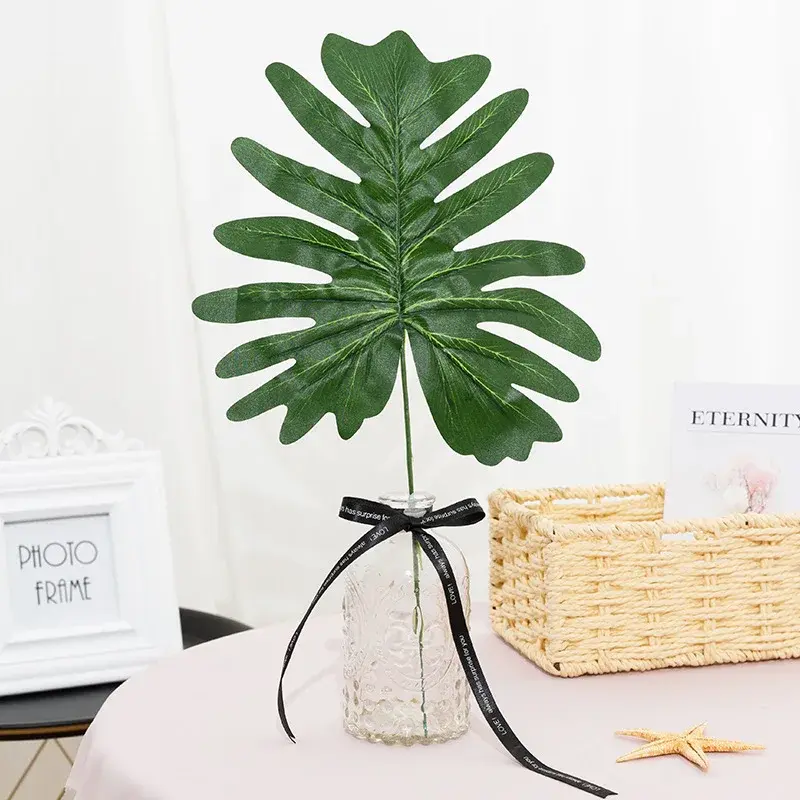 20pcs/Lots Artificial Green Plants Leaves Flower Arrangement Accessories Wedding Arch Flowers Plants Wall Wedding Decoration