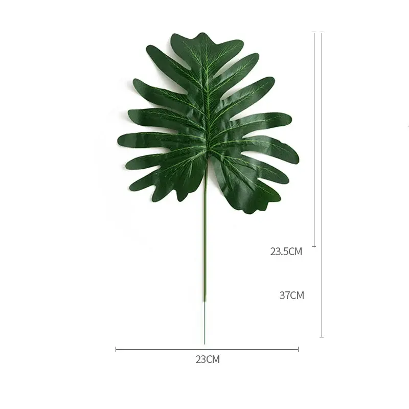 20pcs/Lots Artificial Green Plants Leaves Flower Arrangement Accessories Wedding Arch Flowers Plants Wall Wedding Decoration