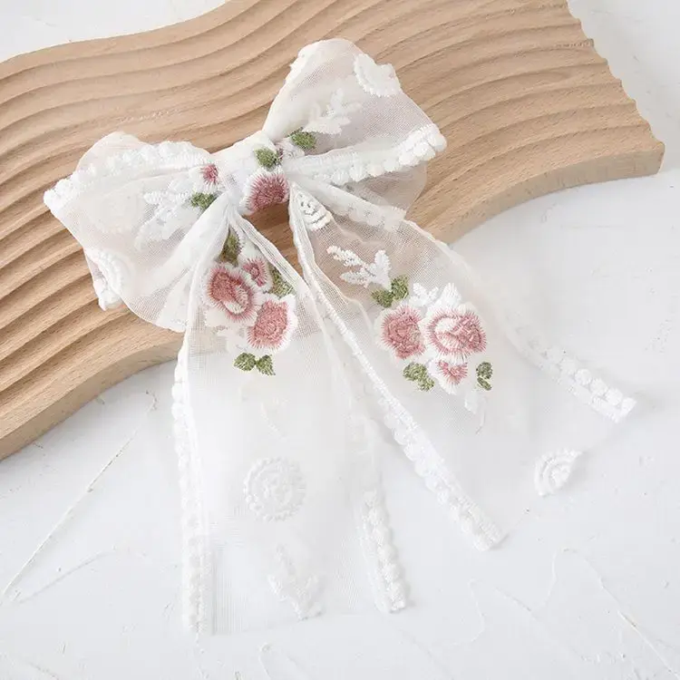 30Yards Vintage Bow Embroidery Lace Home Clothing DIY Sewing Supplies Handmade Lace Accessories