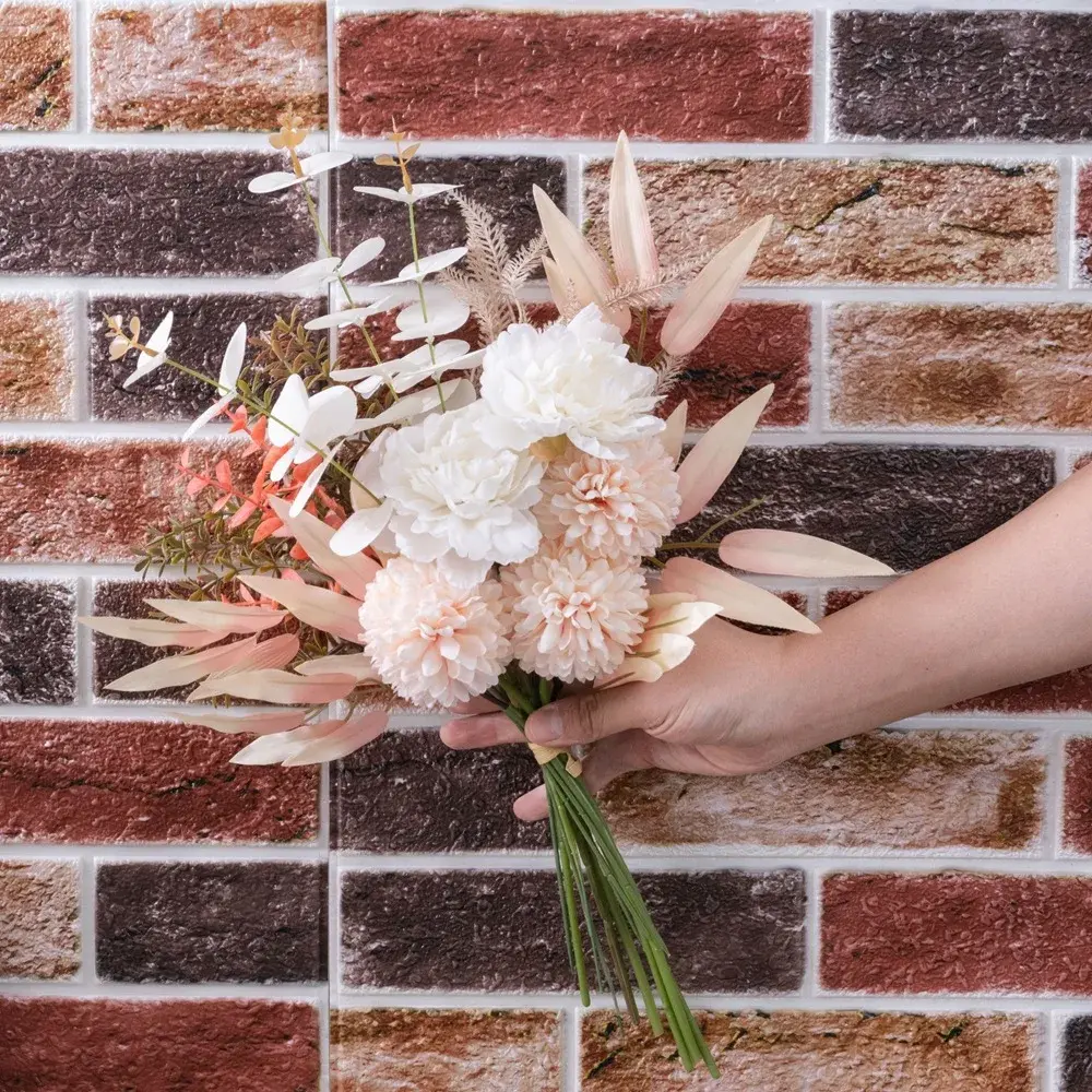 Artificial Flowers Bouquet Silk Dandelion Mixed Bouquet Home Table Decor Wedding Party Decoration Ornaments