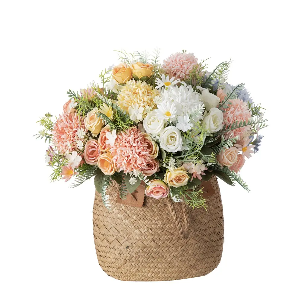 1pcs Artificial Flowers Dandelion Bouquet Christmas Decorations for Home Garden Party Wedding Bridal Accessories
