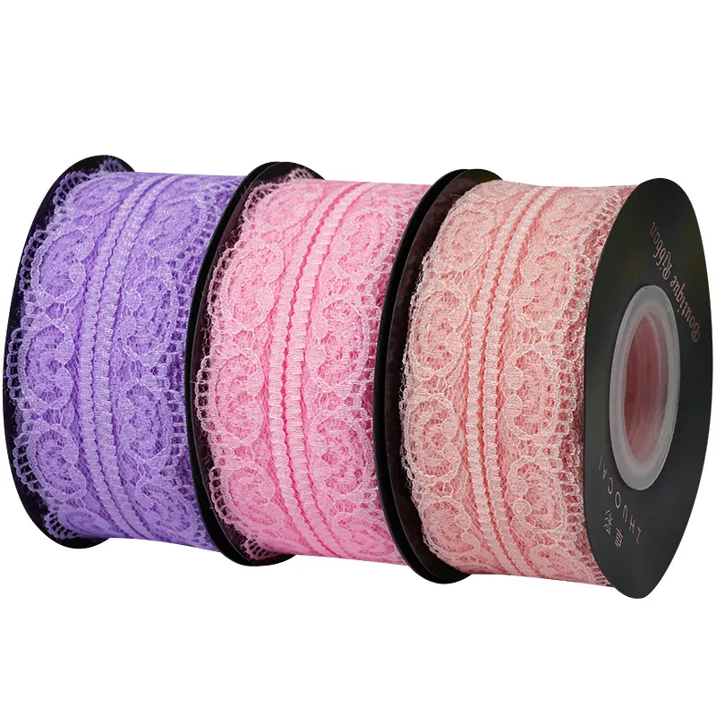 25yards 4.7cm Lace Ribbon Handmade DIY Material Bow Clothes Lace Wedding Christmas Birthday Party Sewing Decoration Lace Fabric