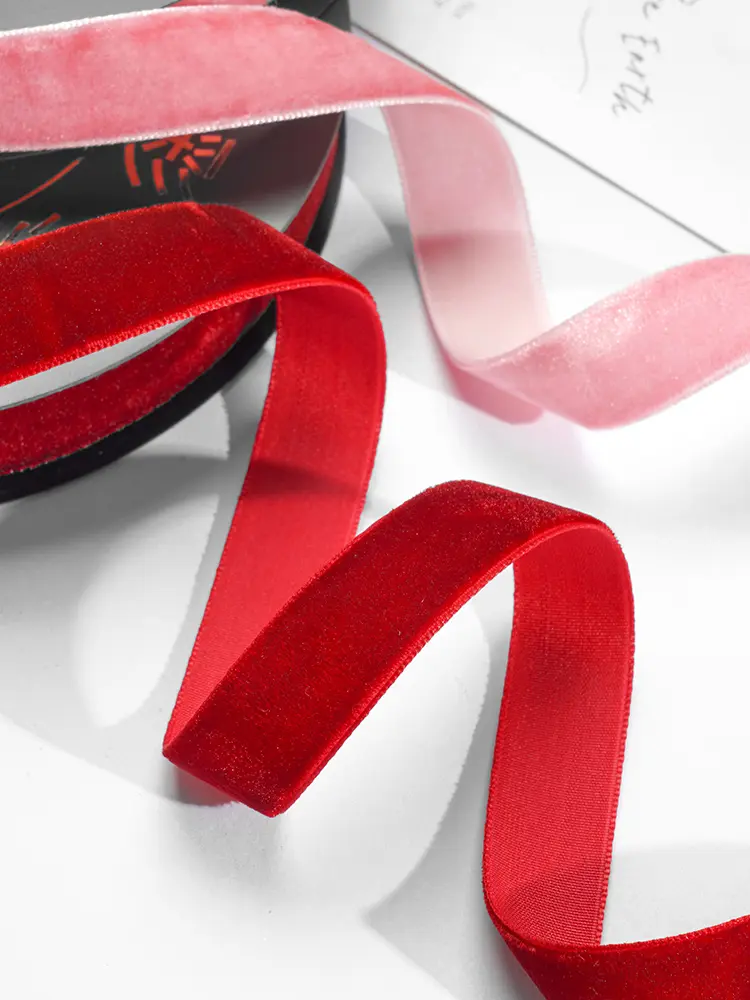 10 Yards 15mm Velvet Ribbon Wedding Party Decoration Handmade Ribbon Gift Wrapping Hair Bowknot DIY Christmas Ribbon